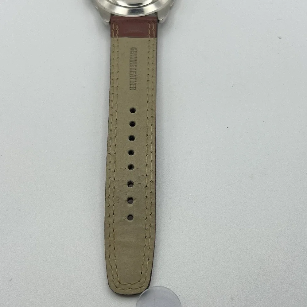 Mark McGwire Home Run Hero Wrist Watch Brown Leather Band Baseball Collectible